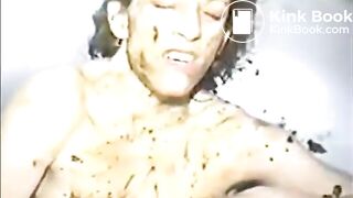 Filthy  Shit Slag Begs To Be Used as  Human Toilet