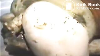 Filthy  Shit Slag Begs To Be Used as  Human Toilet