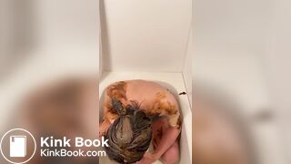 Asian guy's first scat video (Part 2)