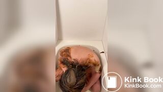 Asian guy's first scat video (Part 2)