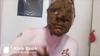 Amateur shit pile on face 52322