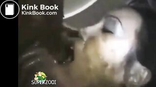 Asian Bimbo  Feasts on Shit Covered Cock & Asshole