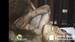 Asian Bimbo  Feasts on Shit Covered Cock & Asshole