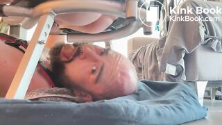 Feeding a Bald Shiteater