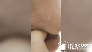 Scatray anal big dildo