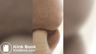 Scatray anal big dildo