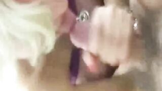 Blonde Sucks Shit Covered Cock