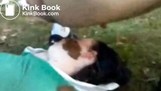 Shitting on girl's face while she is sleeping