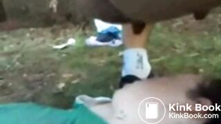 Shitting on girl's face while she is sleeping