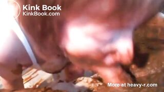 Amateur Scat GILF Sucks Hubby's Shit Covered Cockl