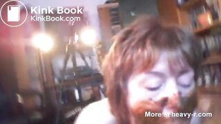 Amateur Scat GILF Sucks Hubby's Shit Covered Cockl