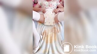 Little poop in my soggy nappy