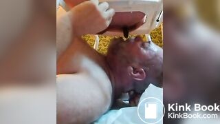 Sexy feeder gave me his huge shit