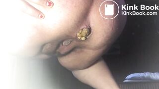 Huge dump on bedroom floor