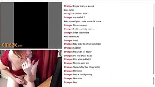 sissy scat play and swallow on omegle webcam