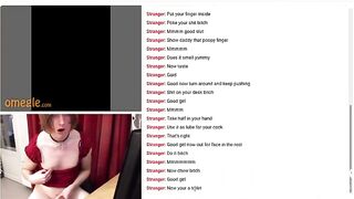 sissy scat play and swallow on omegle webcam