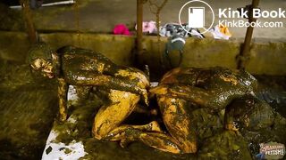 2 Girls 1 Manure Channel - lesbian scat adventure