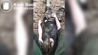 Faggot Trampled in Shit