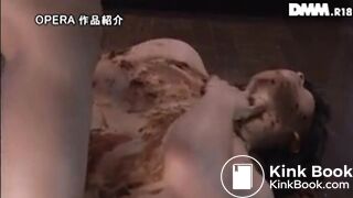 sexy scat whore in high heels fucks ass