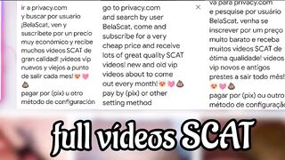 Anal scat BelaScat intro 1