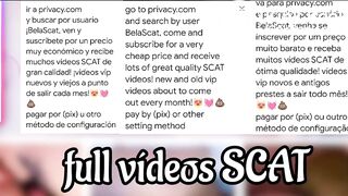 Anal scat BelaScat intro 1