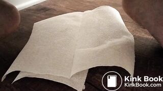 Chubby guy shits on the floor