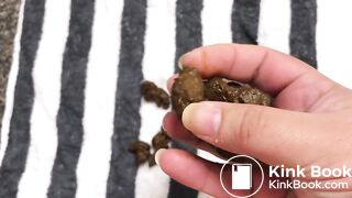 Squishing Dense Turd in My Hand (ASMR - Sound On)