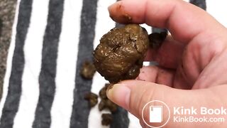 Squishing Dense Turd in My Hand (ASMR - Sound On)