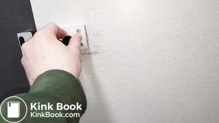 Extremely RISKY Shit In Public  Door Was Open!