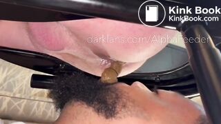 Black Toilet Fed And Dumped On