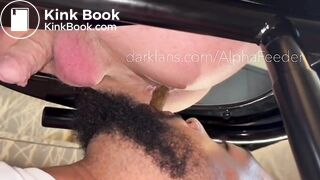 Black Toilet Fed And Dumped On