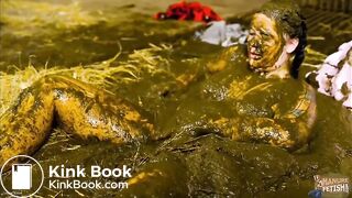 Betty Playing in Cow Scat