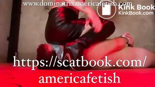 DIRTY SCAT IN MOUTH OF SLAVE  FULL HUMAN TOILET