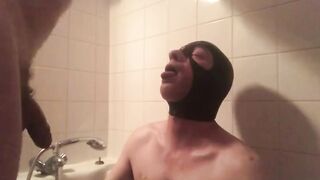 Puking on a Faggot