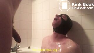 Puking on a Faggot