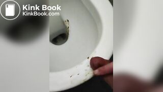 Public girl shit on dick