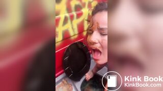 Pile of shit for worthless human toilet whore