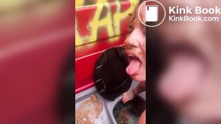 Pile of shit for worthless human toilet whore