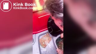 Pile of shit for worthless human toilet whore