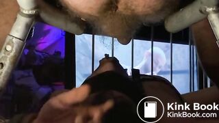 Feeding Blindfolded Slave