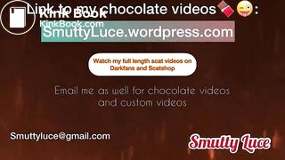 EBONY SCAT GOAT prolapsing her SHITTY ASS