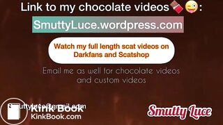 EBONY SCAT GOAT prolapsing her SHITTY ASS