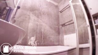 Kinky full body smearing with cum - Gay Scat