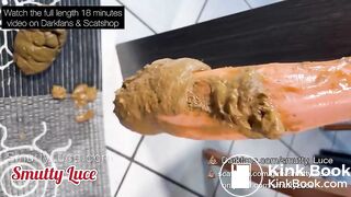 SHITTY ANAL MASTURBATION - Curvy Ebony