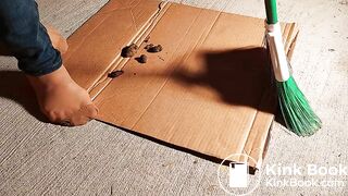 Very  nessy wife wash outside in pantyhose