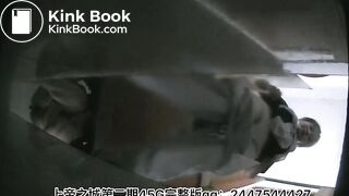 The girl excreted a lot in the toilet 2