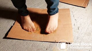 Very messy Milf Dog Scat trampling