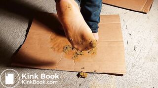 Very messy Milf Dog Scat trampling