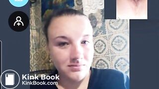 The reaction of a woman watching me shit