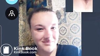 The reaction of a woman watching me shit